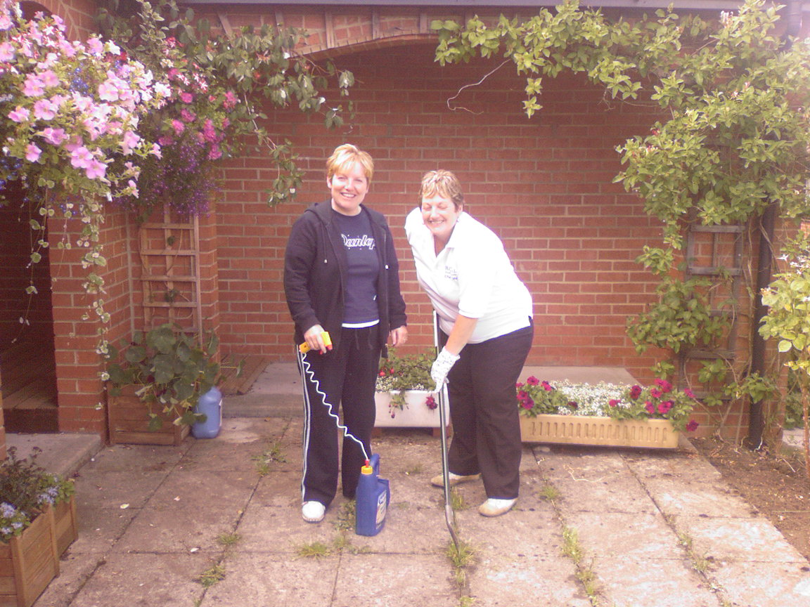Marie and kp gardening